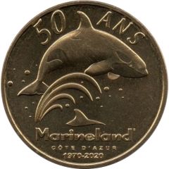 Monnaie de Paris Tourist Token - Marineland Côte d`Azur - 50 ans - 1970-2020