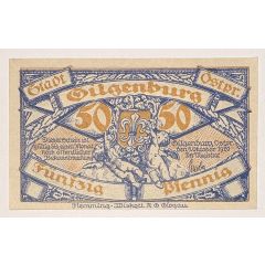50 Pfennig Gilgenburg