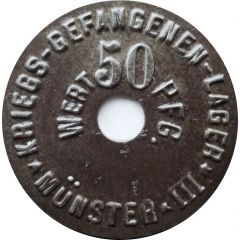 50 Pfennig - Münster Kriegs-Gefangenen-Lager Münster III