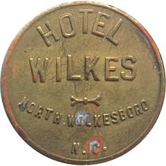 Guest Parking Token - Hotel Wilkes North Wilkesboro, North Carolina