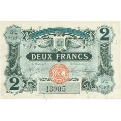 2 Francs - Chambre de Commerce d`Angoulême [16] <5ème série>