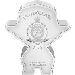 2 Dollars - Charles III Indiana Jones