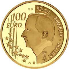 100 Euros - Albert II 175th Anniversary of Independence
