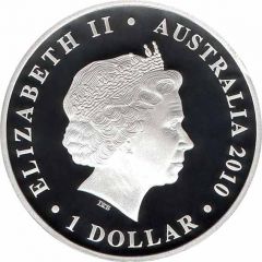1 Dollar - Elizabeth II 4th Portrait - Australian Centenary of Flight