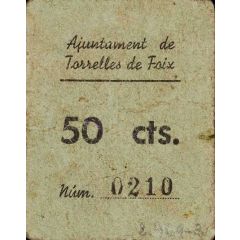 50 Céntimos Torrelles de Foix