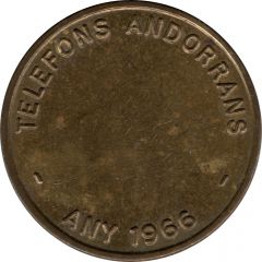 Telephone Token - Telefons Andorrans