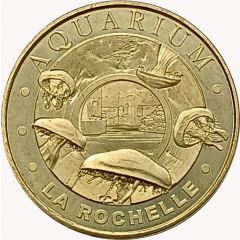 Jeton touristique - Monnaie de Paris - Aquarium de La Rochelle - Requins