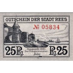 25 Pfennig Rees