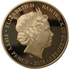50 Pence - Elizabeth II WWI - Stone of Remembrance