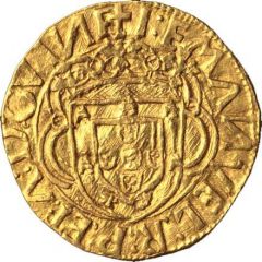 Cruzado - Manuel I Lisboa mint