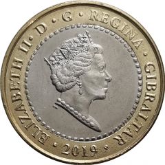 2 Pounds - Elizabeth II 2019 Island Games