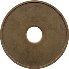 Blank Token With a hole, Brass, 28 mm