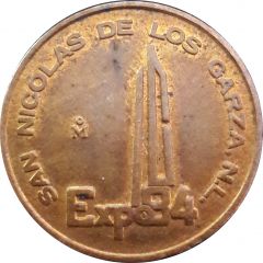 Token - Mexico Mint Expo 84 - San Nicolas