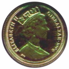1/25 Crown - Elizabeth II Peter Rabbit Escaping, Gold Proof