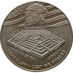 1 oz Silver - Land of the Free - Pentagon