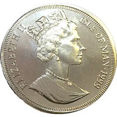 1 Crown - Elizabeth II 30th Anniversary of First Man on the Moon