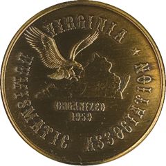 Virginia Numismatic Association - Botetourt County Court House Fincastle, Virginia