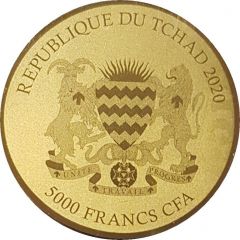 5000 Francs CFA Maple Leaf