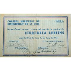 50 Céntimos Castellfollit de la Roca