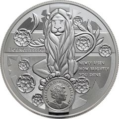 1 Dollar - Elizabeth II 6th Portrait - Coat of Arms - New South Wales, Silver