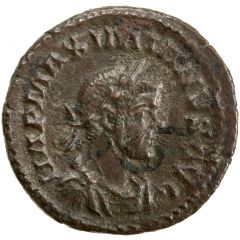 Quinarius - Maximianus VIRTVS AVGG, Hercules