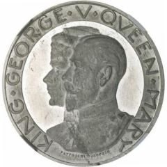 Medal - George V Coronation, Fattorini, bronze, 32mm
