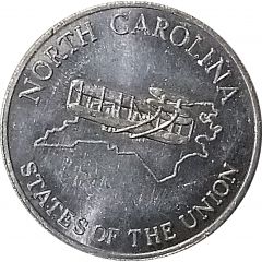 Token - Shell’s States of the Union Coin Game, Version 2 North Carolina / Oregon