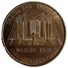 Token - Travel and Transport Worlds Fair Chicago, Illinois