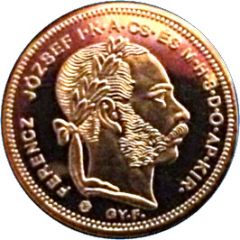 20 Francs / 8 Forint - I. Ferenc József Replica