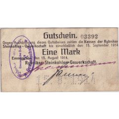1 Mark Rybnik, Steinkohlen- Gewerkschaft