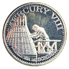 Shell Oil Token - Man In Space Mercury VIII, Instant Winner