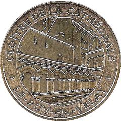 Monnaie de Paris Tourist Token - Le-Puy-en-Velay Cloître de la cathédrale