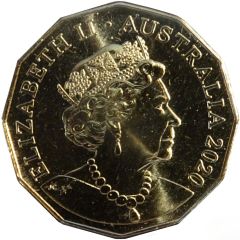 50 Cents - Elizabeth II 6th Portrait - Waltzing Matilda