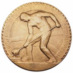 Medal - National Metallurgy Exhibition 1921 one sided