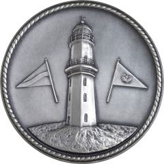 Medal The Bermuda Race, Plated