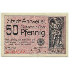 50 Pfennig red issue