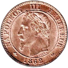 2 Centimes - Napoleon III