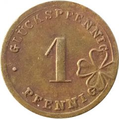 1 Glückspfennig