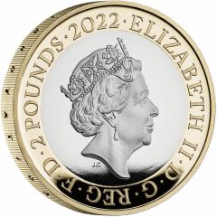 2 Pounds - Elizabeth II 5th portrait, Alexander Graham Bell