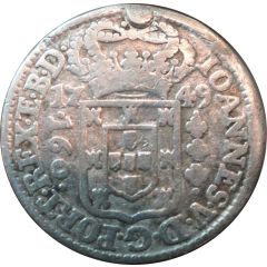 160 Réis - João V Crown with 4 or 5 Arches, Lisbon and Rio de Janeiro Mints