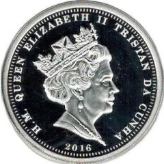 1 Crown - Elizabeth II Roosevelt Churchill
