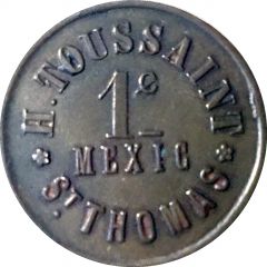 1 Cent - H. Toussaint St. Thomas