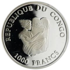 1000 Francs CFA James Cook