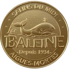 Monnaie de Paris Tourist Token - Salins du Midi Aigues-Mortes - La Baleine