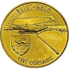 Tourist token - Monnaie de Paris - Saint-Malo [35] - Cité corsaire