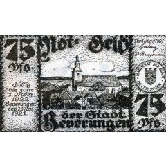75 Pfennig green issue