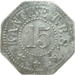 15 Pfennigs - Coblenz Kantine T.B.8
