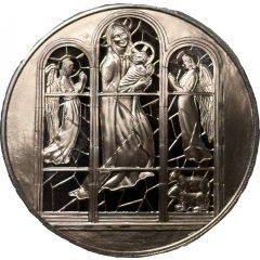 Holiday Greeting Card Medal - The Madonna and Child