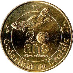 Monnaie de Paris Tourist Token - Océarium du Croisic 20 ans d`émerveillement