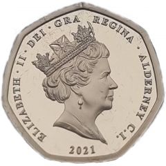 1/2 Sovereign - Elizabeth II Decimal anniversary